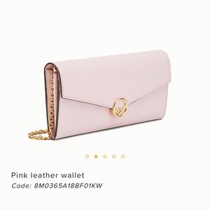 FENDI Chain Continental Wallet